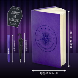 Wednesday, Zápisník s UV lampou