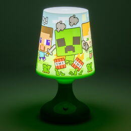 Minecraft lampička stolní