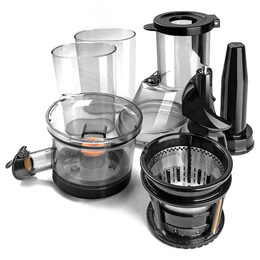 Odšťavňovač Black+Decker, BXJE200E - šnekový, DC motor, extra velký otvor, 200 W