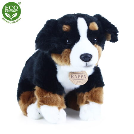 Rappa Plyšový pes bernský salašnický sedící 25 cm  ECO-FRIENDLY