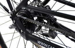 Elektrokolo Capriolo E-CITY BELT DRIVE 28" černá - šedá