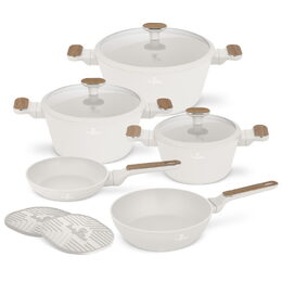 BERLINGERHAUS Sada nádobí s titanovým povrchem 10 ks Sahara Nordic Collection BH-8324