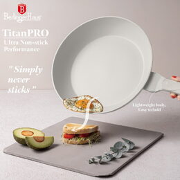 BERLINGERHAUS Sada nádobí s titanovým povrchem 15 ks Sahara Marble Collection BH-8401