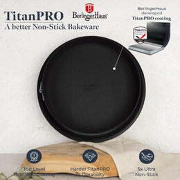 BERLINGERHAUS Forma na dort s titanovým povrchem oválná Deep Sea collection BH-8702