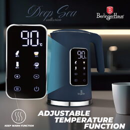 BERLINGERHAUS Rychlovarná konvice s regulací teploty 1,7 litru Deep Sea Collection BH-9767