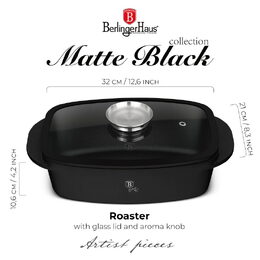 BERLINGERHAUS Pekáč s poklicí s titanovým povrchem Matte Black Collection BH-8779