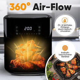 ProfiCook FR 1294 H horkovzdušná fritéza 6,5L,1600 W