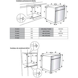 POP 7880 TBX vestavná trouba PHILCO