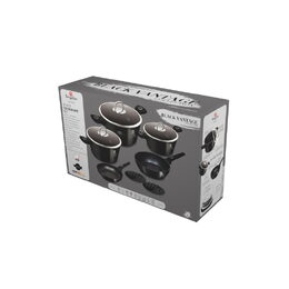 BERLINGERHAUS Sada nádobí s titanovým povrchem 10 ks Black Vantage Collection BH-8231
