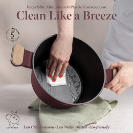 BERLINGERHAUS Sada nádobí s titanovým povrchem 10 ks Leonardo Nordic Collection BH-8305