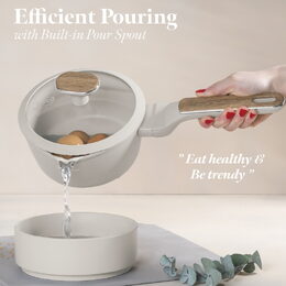 BERLINGERHAUS Sada nádobí s titanovým povrchem 15 ks Sahara Nordic Collection BH-8325