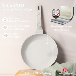 BERLINGERHAUS Sada pánví s titanovým povrchem 3 ks Sahara Marble Collection BH-8398