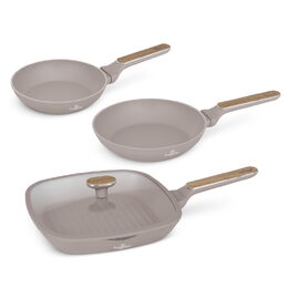 BERLINGERHAUS Sada pánví s titanovým povrchem 3 ks Taupe Nordic Collection BH-8342