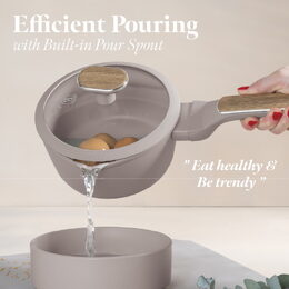 BERLINGERHAUS Sada nádobí s titanovým povrchem 15 ks Taupe Nordic Collection BH-8344