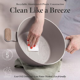 BERLINGERHAUS Sada nádobí s titanovým povrchem 15 ks Taupe Nordic Collection BH-8344