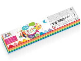 Sada barevných papírů proužky