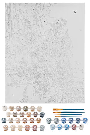 Malování podle čísel na plátno Milk Made 40x50 cm