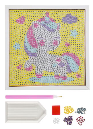 Diamantové malování s rámečkem 15x15cm