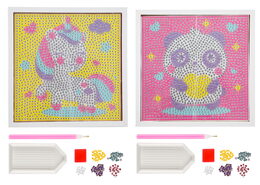 Diamantové malování s rámečkem 15x15cm