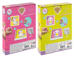 Diamantové malování s rámečkem 15x15cm