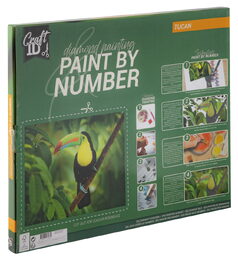 Diamantové malování tukan 40x50cm
