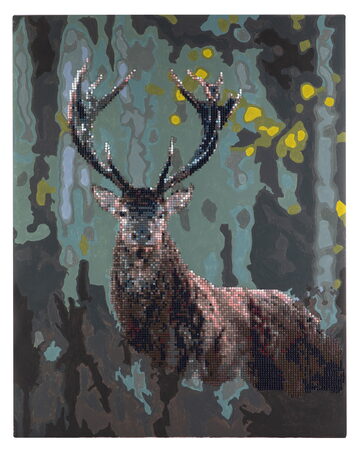 Diamantové malování jelen 40x50cm