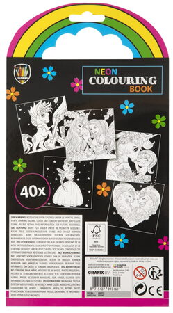 Omalovánky Neon s 5 fixami