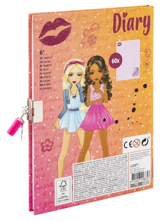 Diář se zámečkem Besties A5