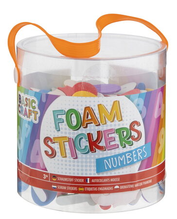 Pěnové samolepky písmena/čísla