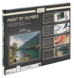 Malování podle čísel na plátno Krajina 30x40 cm