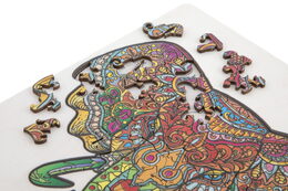 Dřevěné puzzle Slon 132 dílků