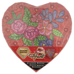 Diamantové malování Srdce 29x29,5 cm