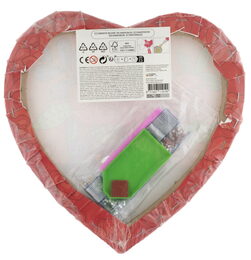 Diamantové malování Srdce 29x29,5 cm