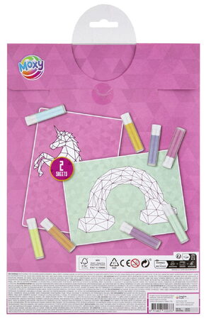 Pískové malování pomocí čísel A4 2 ks