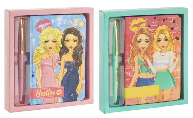 Diář Besties + propisovací tužka