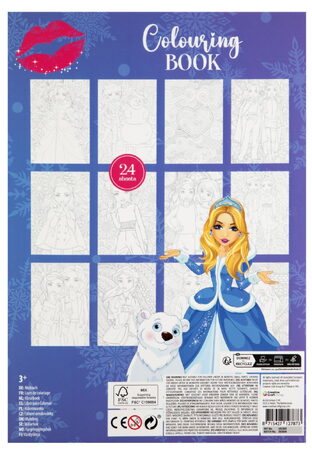 Kniha foliových omalovánek Besties