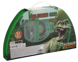 Malovací kufřík půlkruhový  Dino