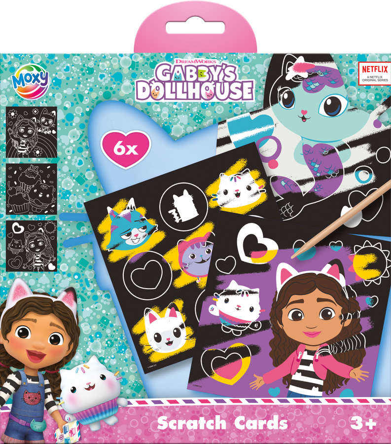 Vyškrabávací obrázky Gábinčin kouzelný domeček 6 ks