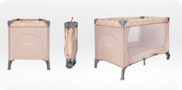 Cestovní postýlka MoMi BELOVE béžová