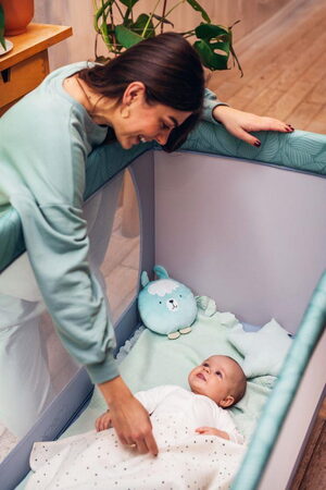 Cestovní postýlka MoMi BELOVE béžová