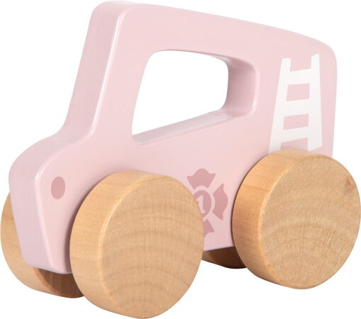 small foot Dřevěné auto na tlačení Růžové