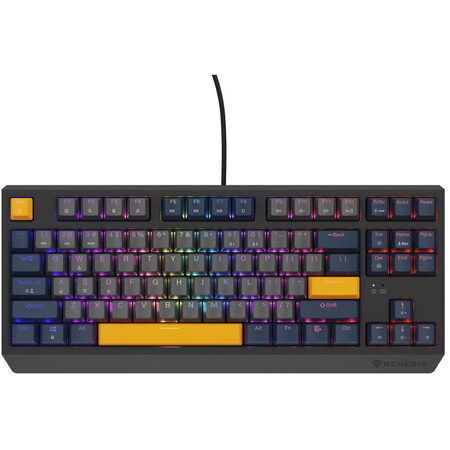 THOR 230 klávesnice US blue neg. GENESIS