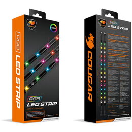 LED pásek 2x350mm RGB efekty COUGAR