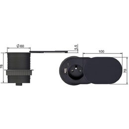 PP124CB-PD20 prodlužovací kabel SOLIGHT