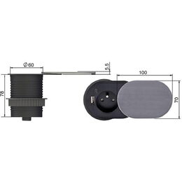 PP124C-PD20 prodlužovací kabel SOLIGHT