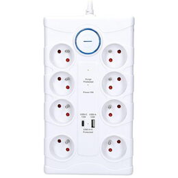 PO80 přepěťová ochrana 2m,8 zás. SOLIGHT