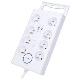 PO80 přepěťová ochrana 2m,8 zás. SOLIGHT