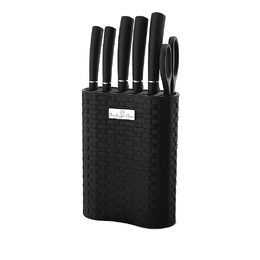 BERLINGERHAUS Sada nožů ve stojanu 7 ks Royal Black Collection BH-2502