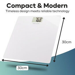 ProfiCare PW 3122 skleněná osobní váha bílá