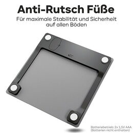 ProfiCare PW 3122 skleněná osobní váha šedá